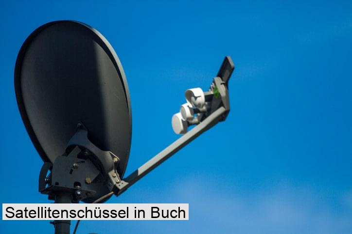 Satellitenschüssel in Buch